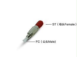 FC公-ST母圆形光纤适配器