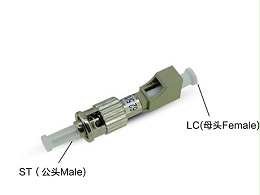 LC母-ST公光纤适配器